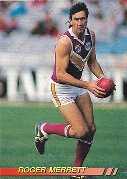 1994 Select AFL #21 Roger Merrett Front